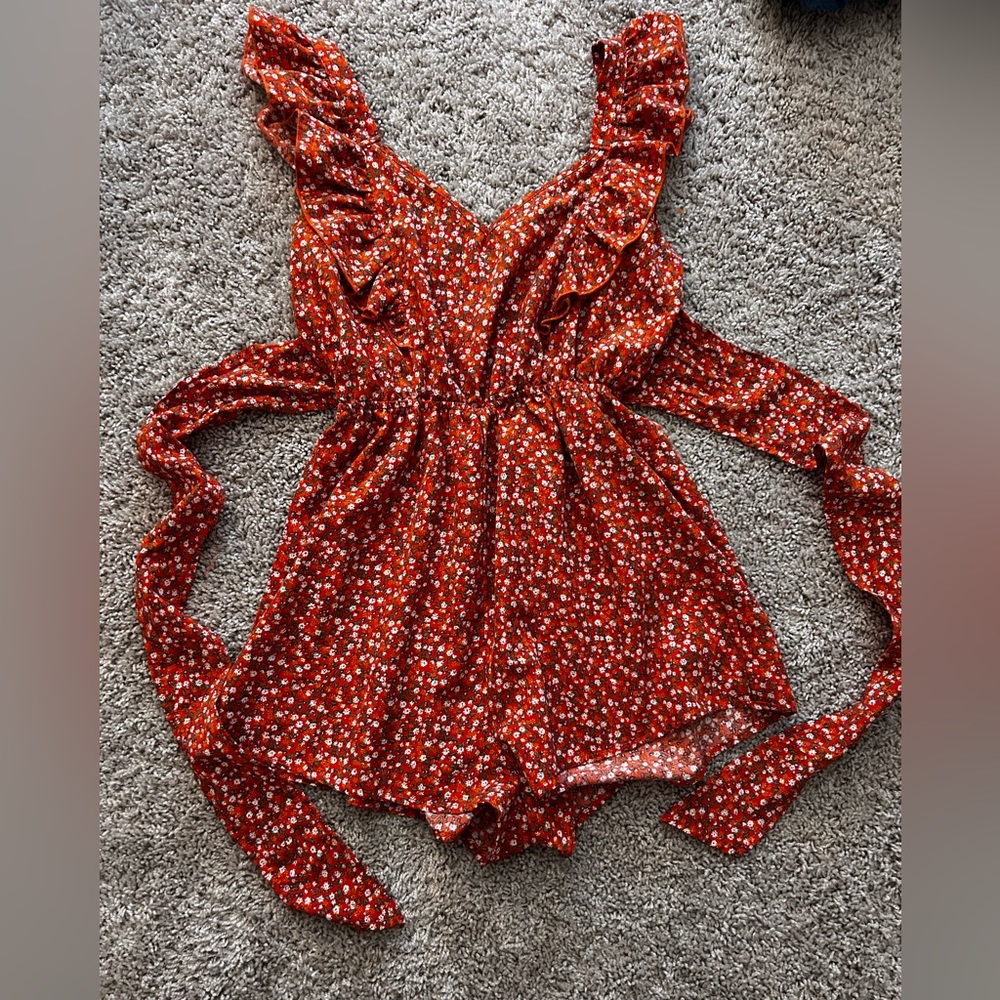 Tie Back Romper